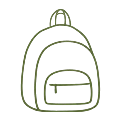 School backpack representing after-school overwhelm